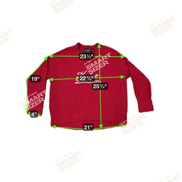 Harley Davidson Red Knit Signature Logo Pullover Sweater Biker Motorcycle S - Picture 6 of 7